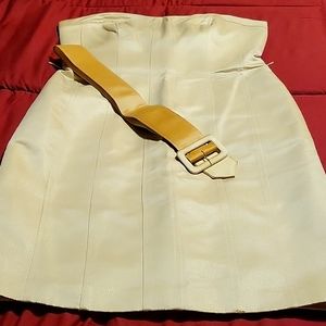 Badgley Mischka Strapless Mini Dress